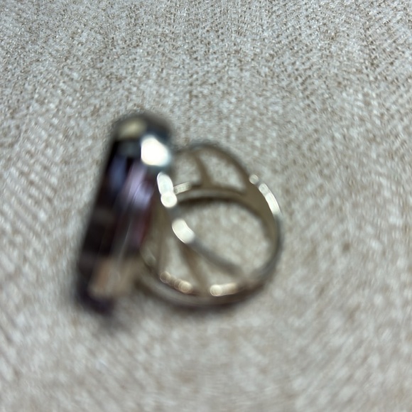 Jay king, petrified, wood ring - Picture 3 of 5